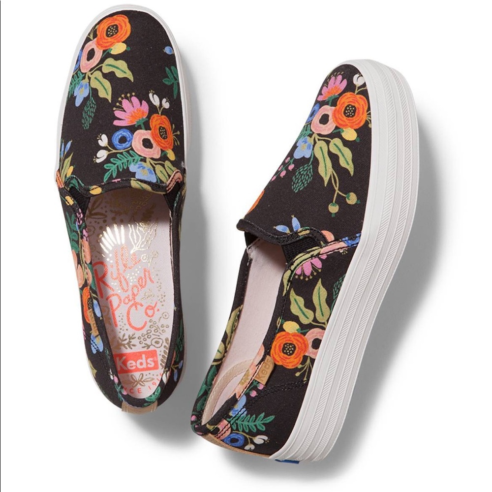 Triple Decker Rifle Paper Co Keds Floral Sneaker